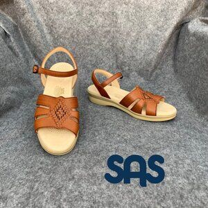 SAS Huarache Women's Leather Tripad Comfort Antique Tan Sandals